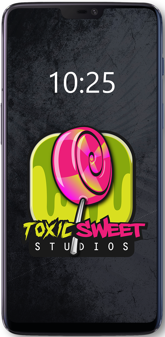 ToxicSweetStudios app mockup